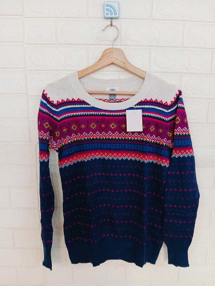 Old Navy Patterned Sweater