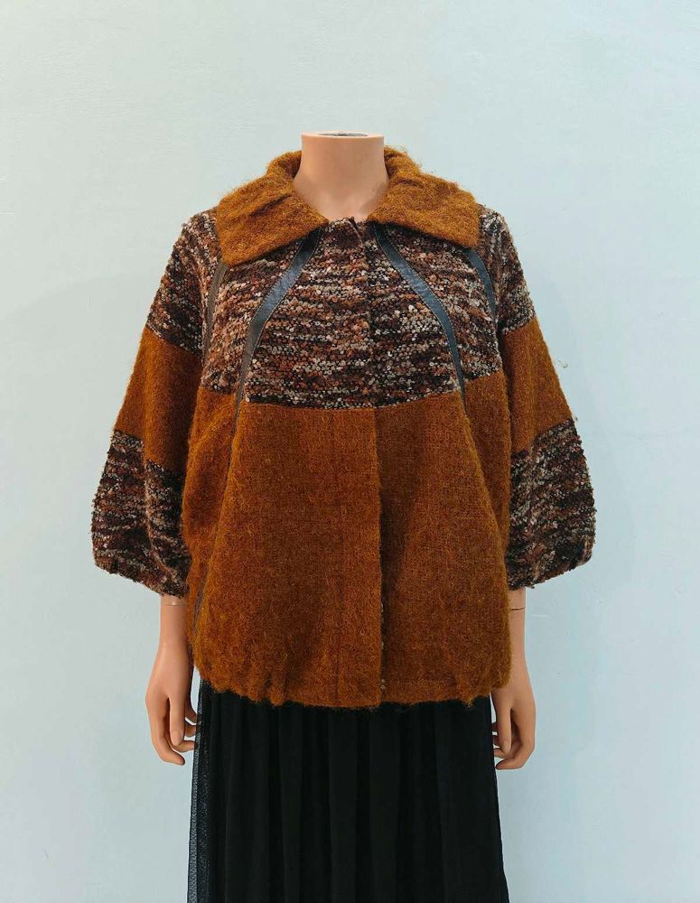 Brown Wool Blend Jacket