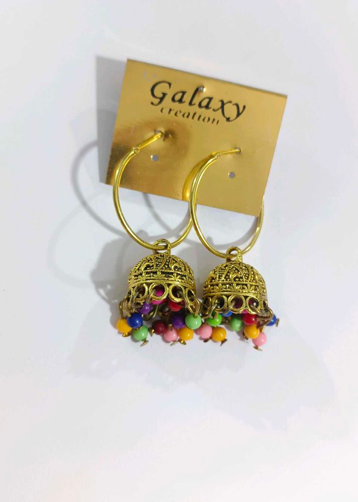 Jhumka Hoop Earrings