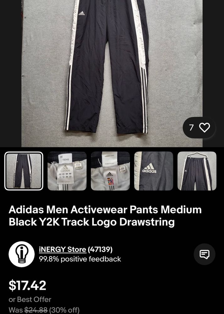 Adidas Y2K Track Pants