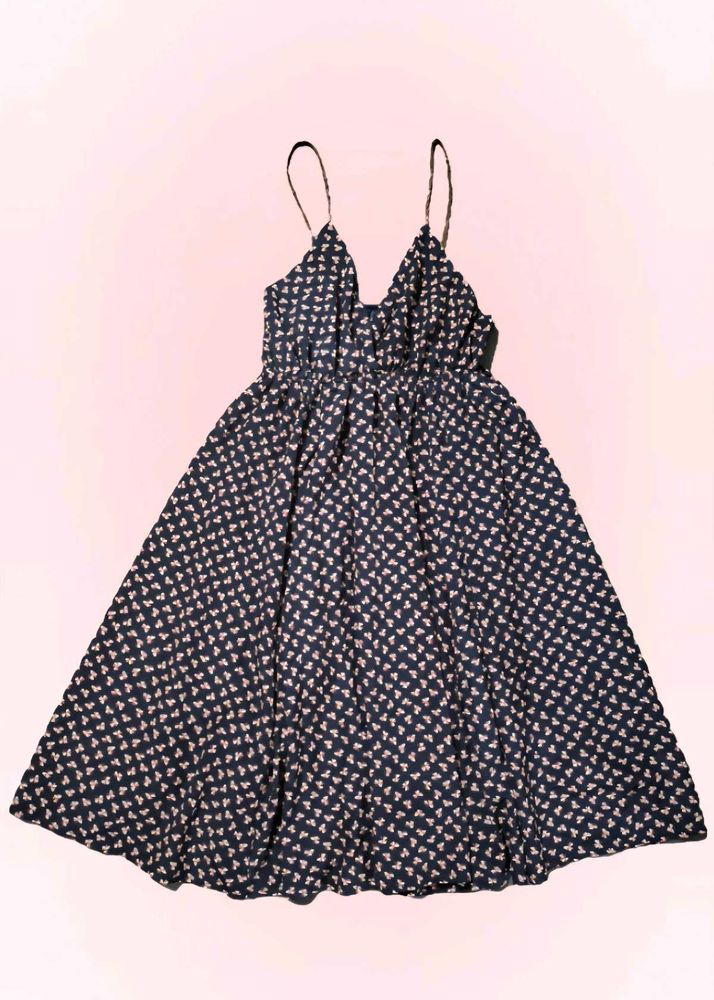 Chic Black &amp; White Patterned Sundress