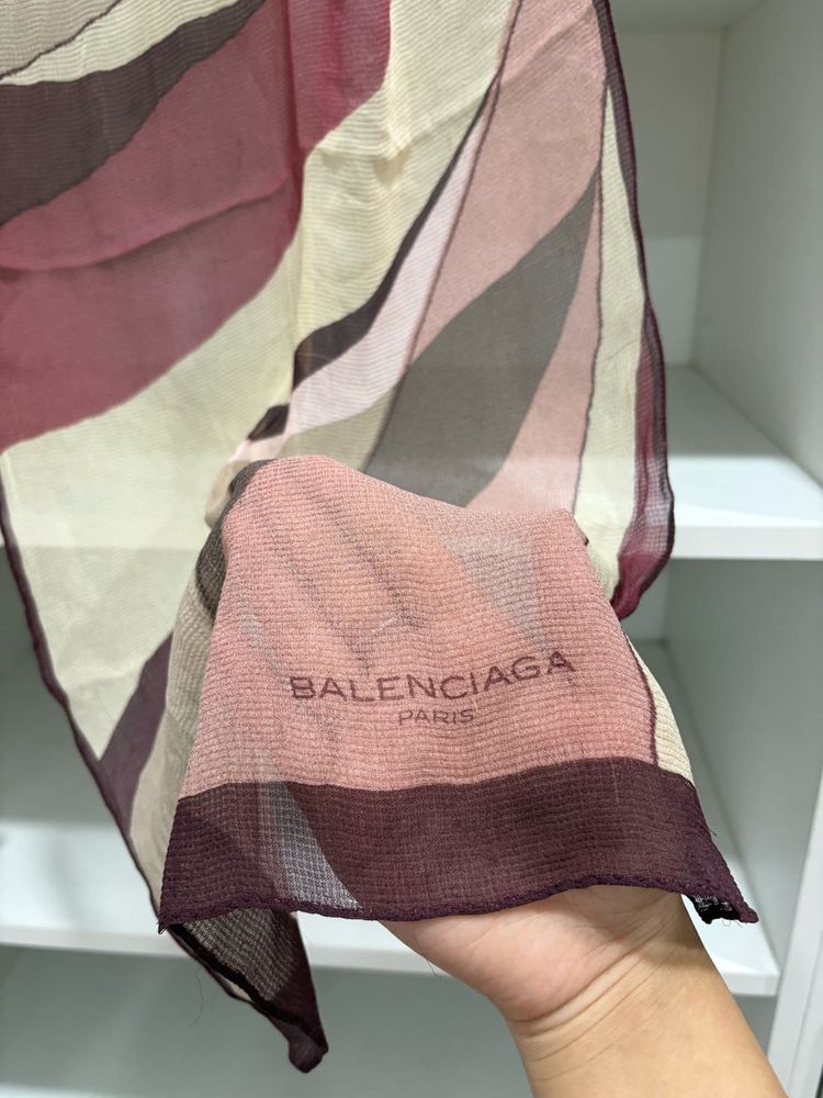 Balenciaga 100% Silk Scarf