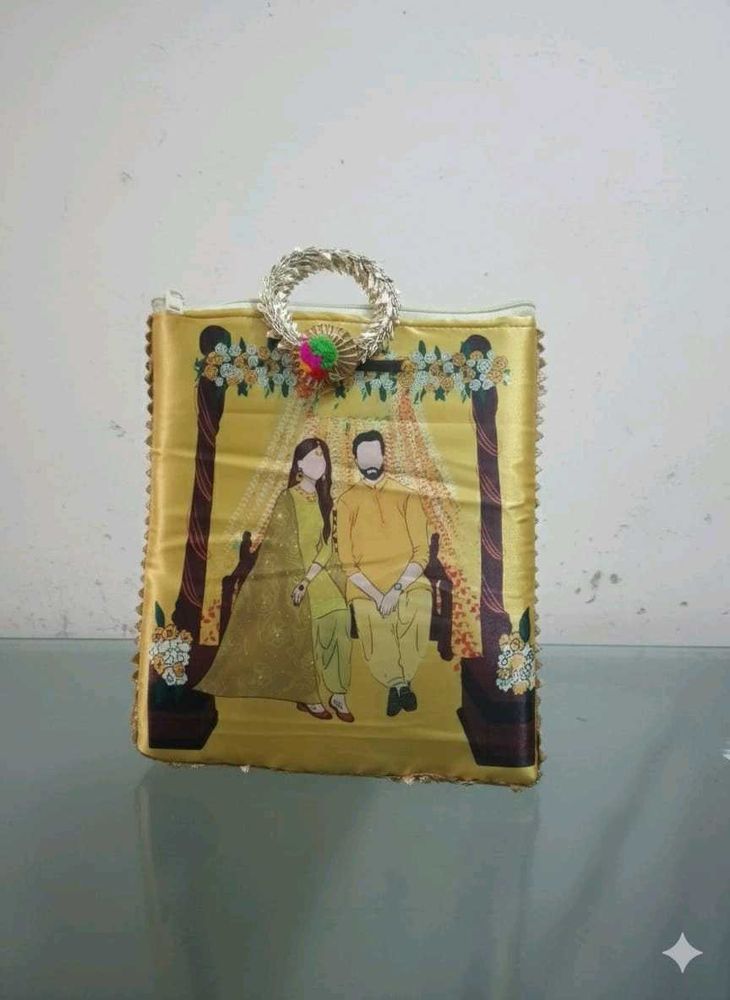 Custom Couple Portrait Handbag