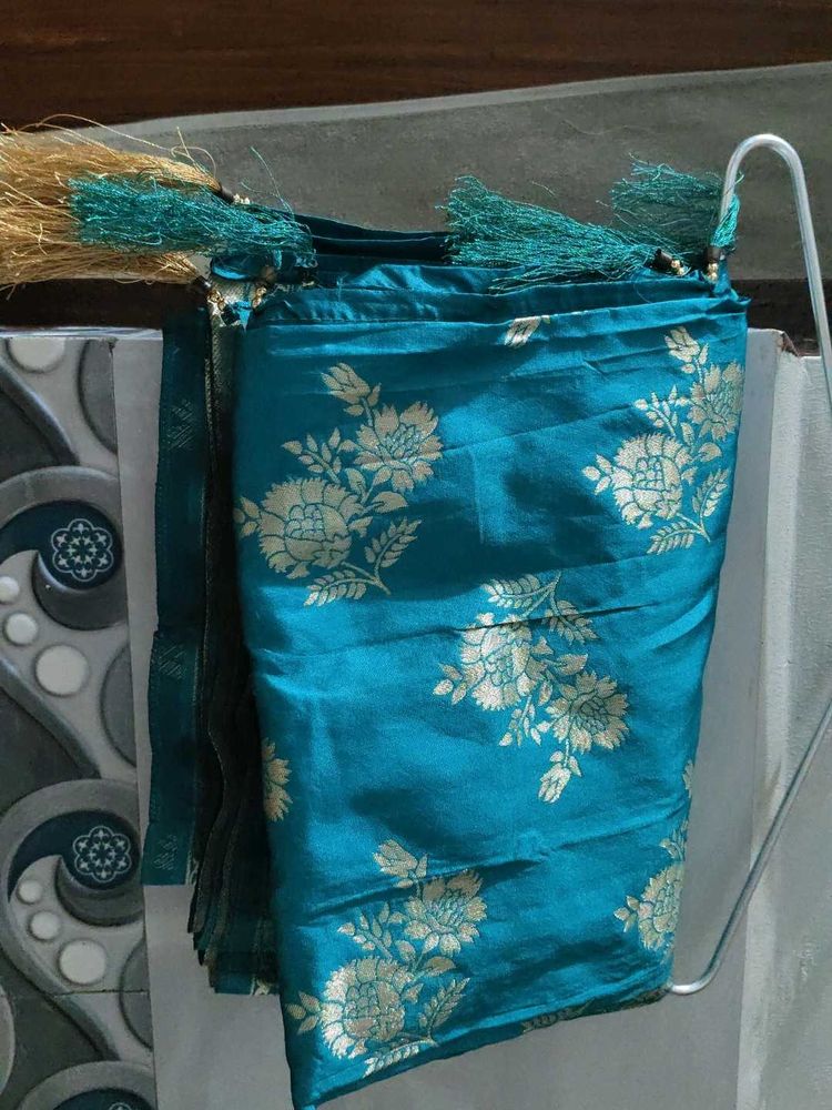 Elegant Blue Floral dupatta