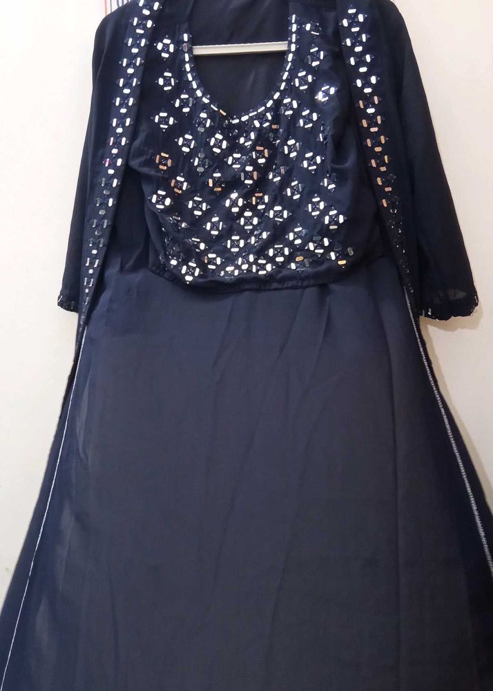 Elegant Mirrorwork Dress