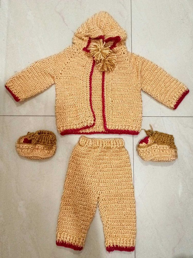Baby Girl/Boy Handmade Crochet Set 💗