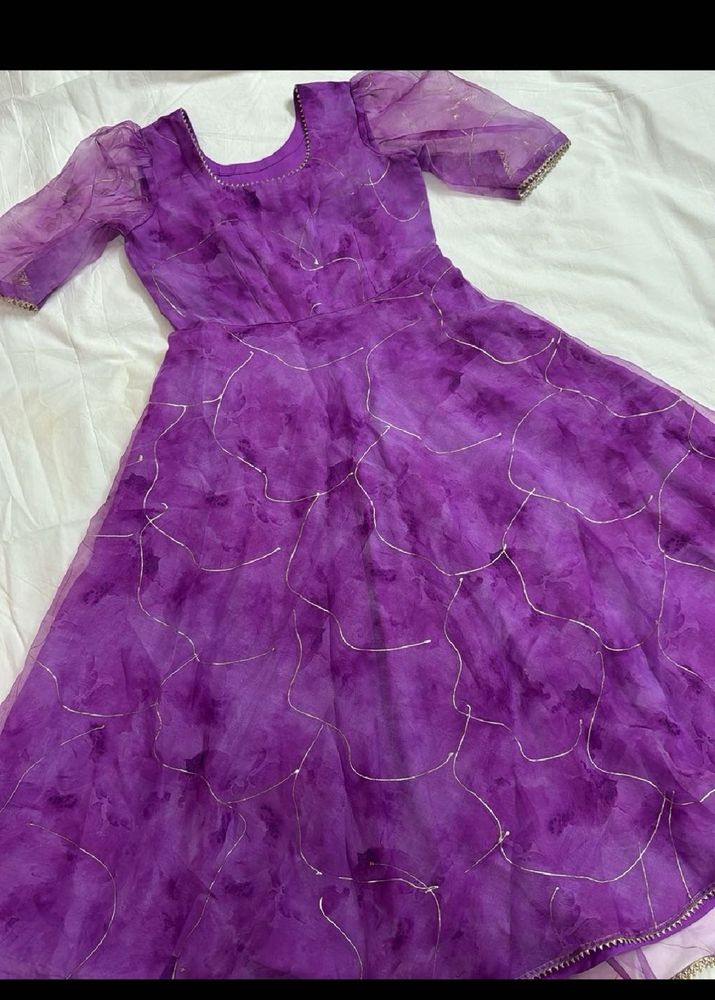 Organza Long Dress(Y2k Print)