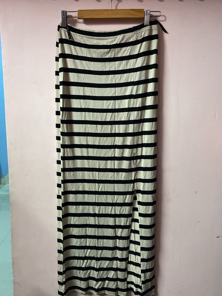 Striped Maxi Skirt