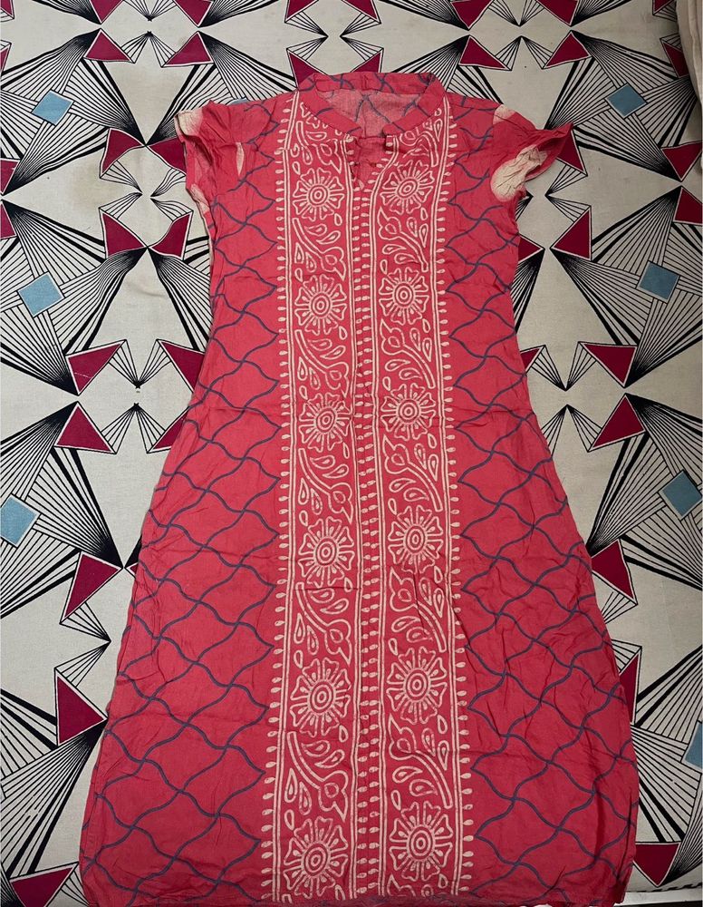 Pinkish Printed Kurti