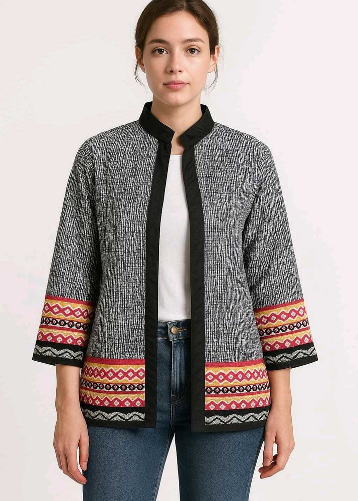 Boho Chic Textured Jacket