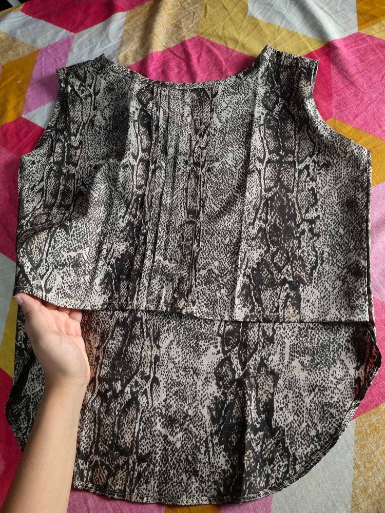 Snake Print Top