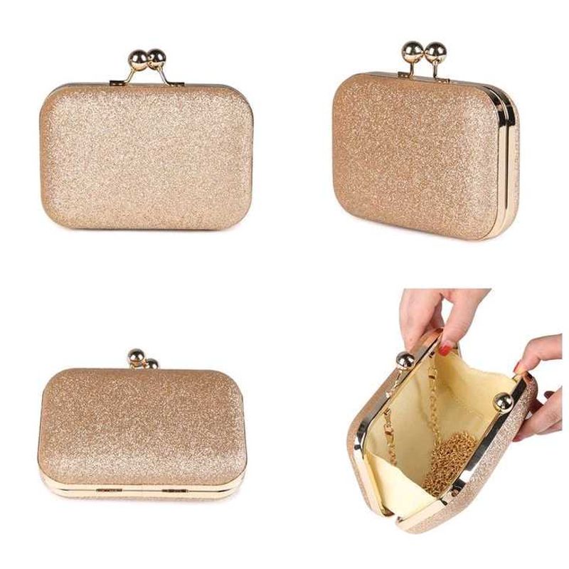 Sparkling Gold Evening Clutch