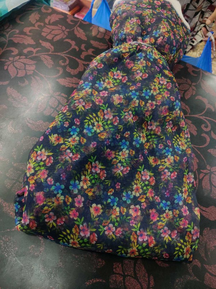 Digital Print Organza Fabric 💥Fix Rate 💥