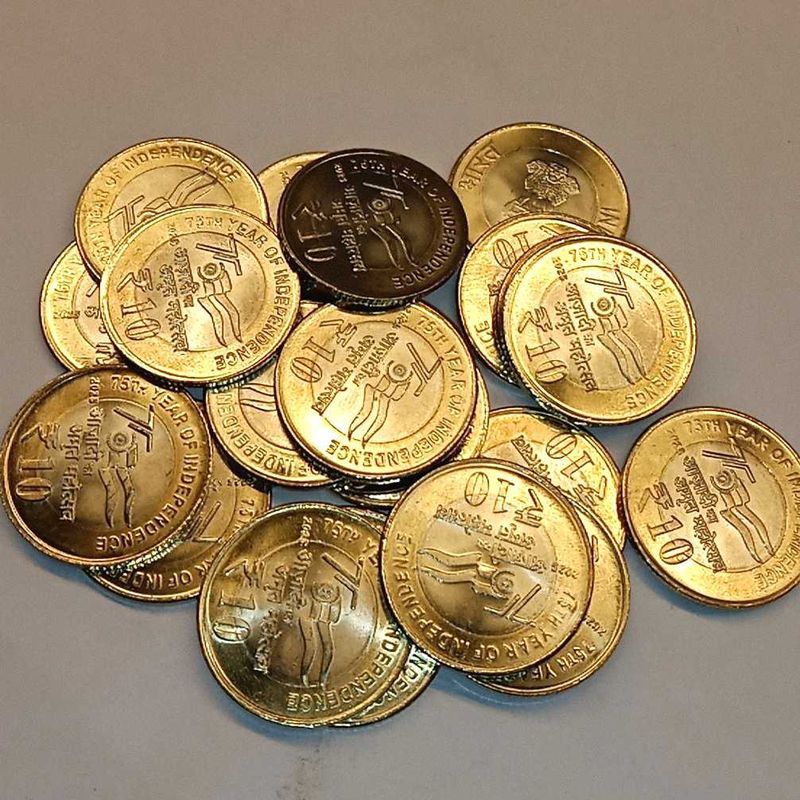 2025 Ten Rupee UNC AKAM Coins | 20 Pcs