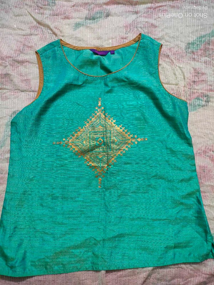 Elegant Green Top