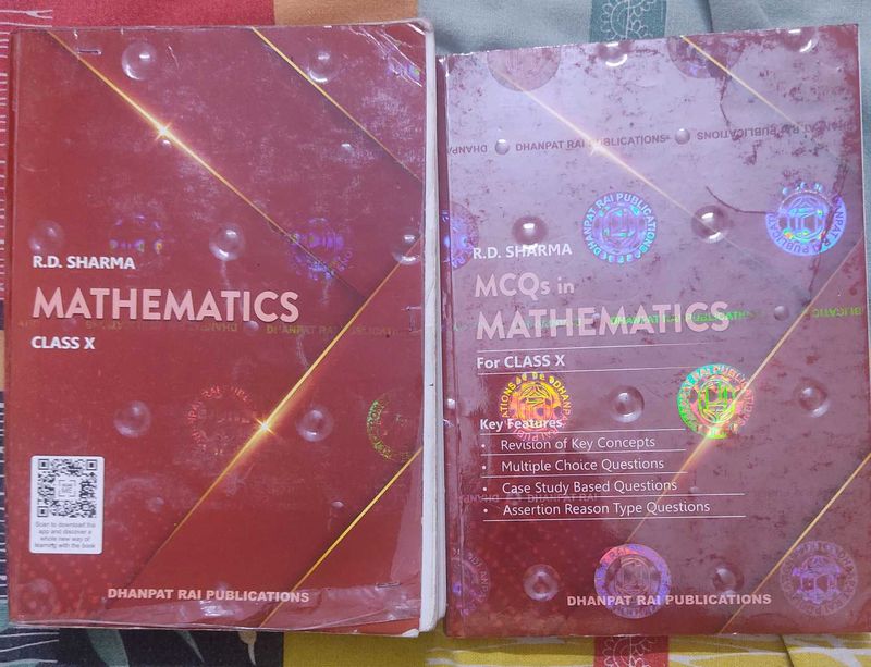 Class 10 R.D SHARMA and MCQ book