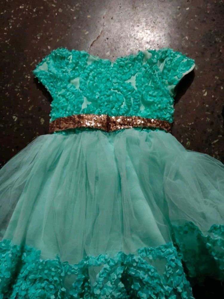 Cute Turquoise Party Dress