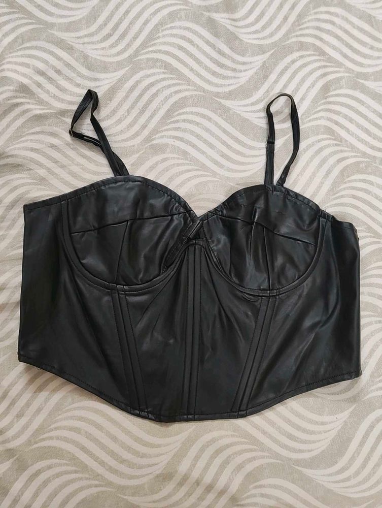Black Bustier Top