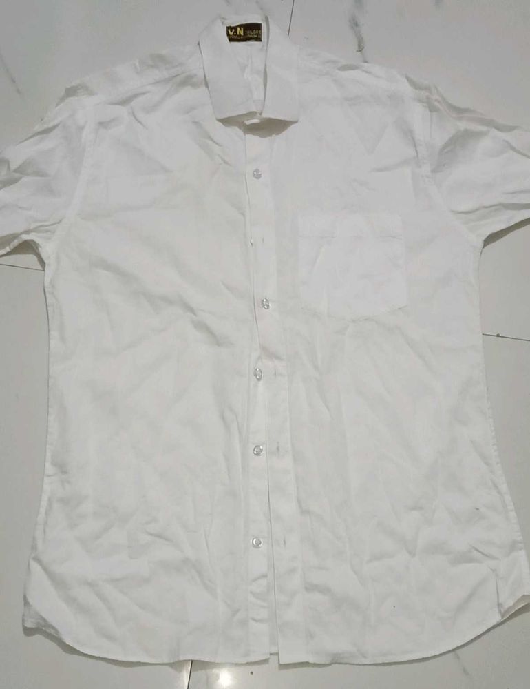 White Casual Shirt