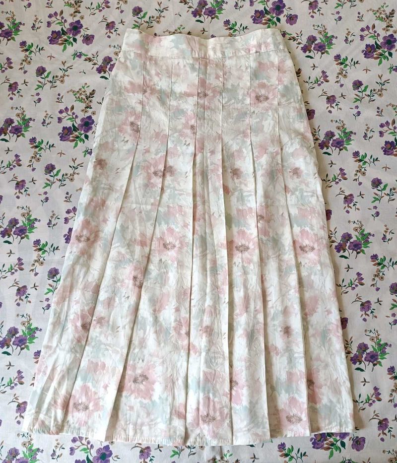 Pastel Floral Skirt