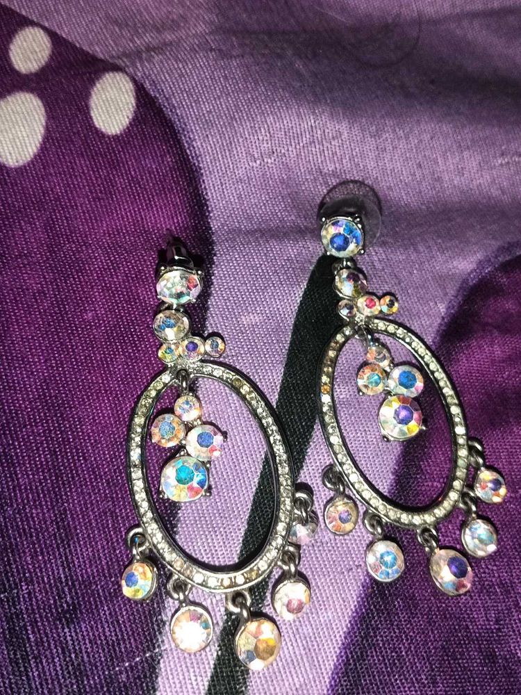 Dangling Crystal Earrings