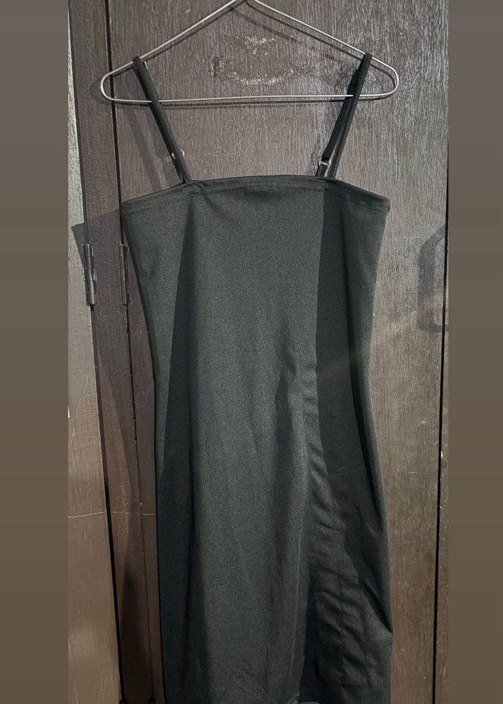 Black Sleeveless Mini Dress