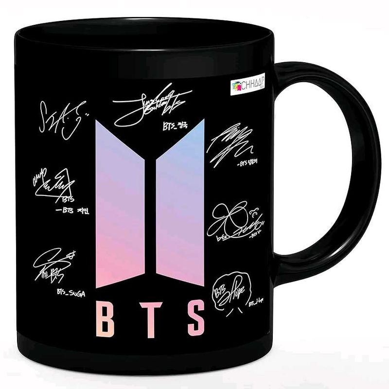 TNY BTS SIGNATURE (BLACK MUG)