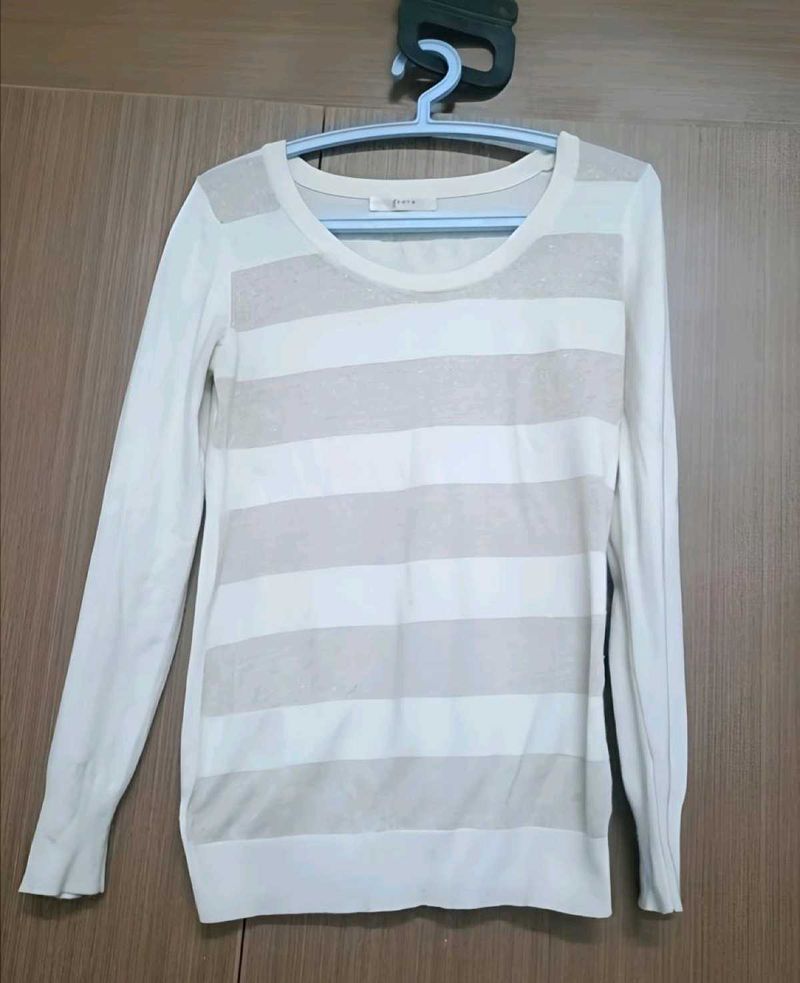 Striped Sparkle Sweater