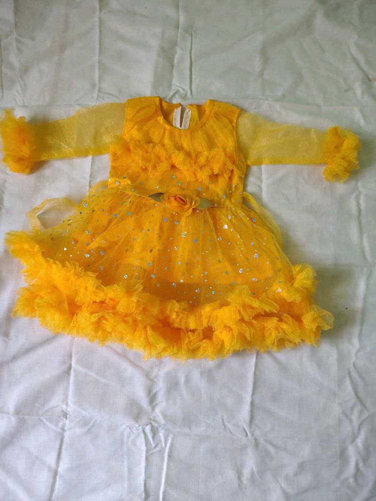 Yellow Party Dress