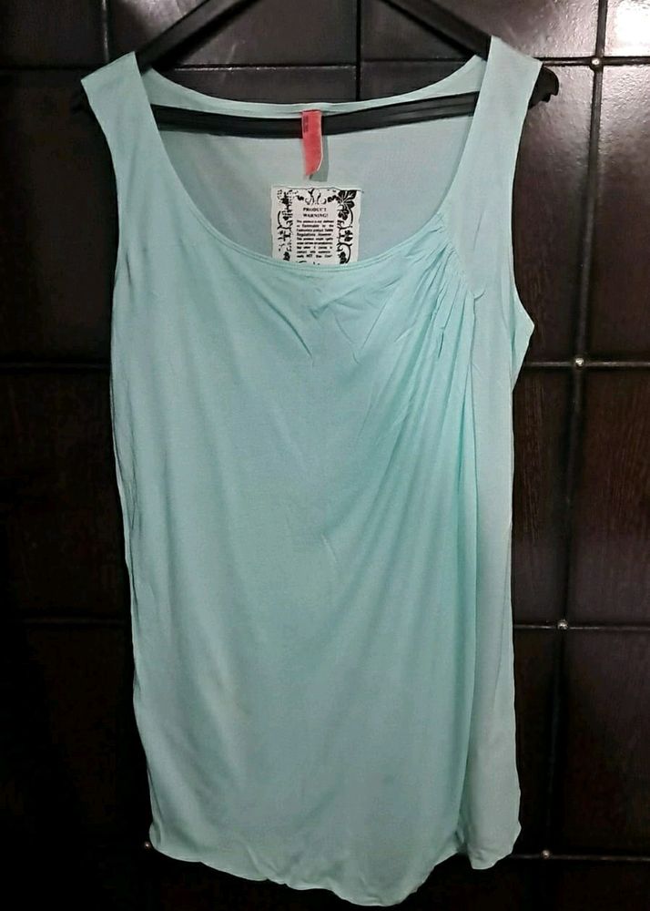 Cyan Tank Top
