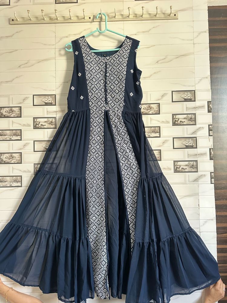 Elegant Tiered Ethnic Skirt