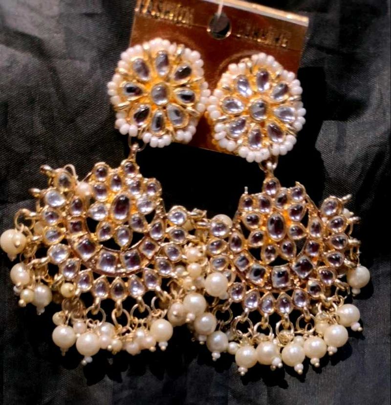 Statement Kundan Earrings