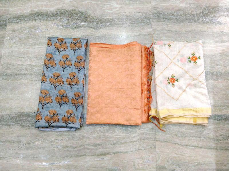 Dupattas Combo Of 3