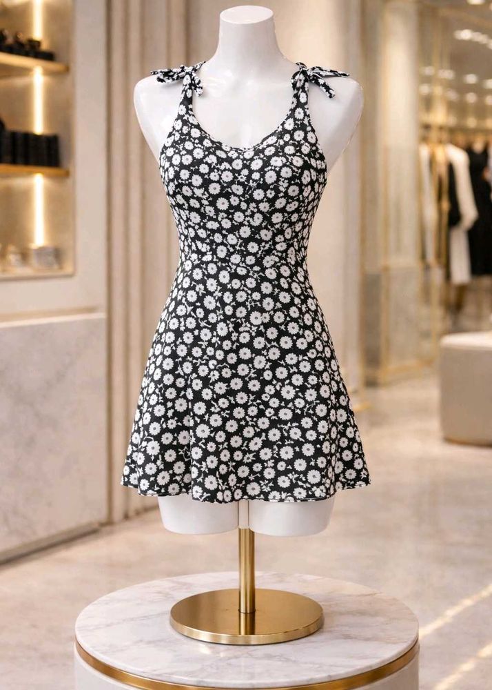 Floral Print Mini Dress