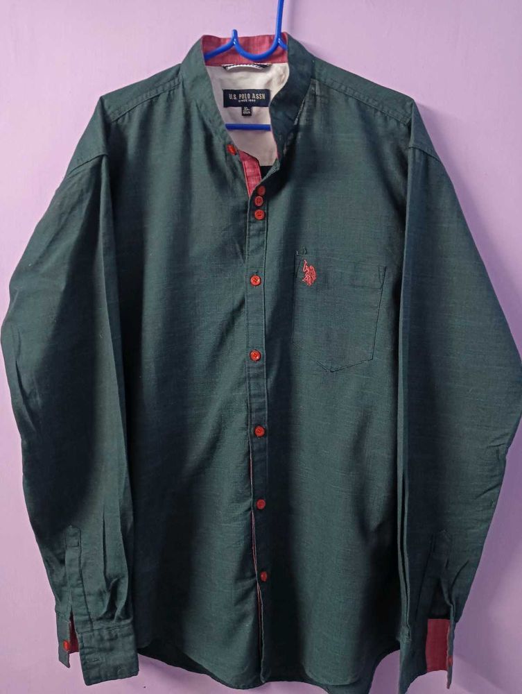 U.S. Polo Assn. Green Shirt