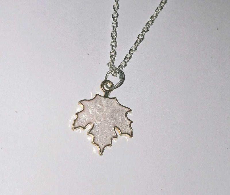 Pastel Leaf Charm Pendent- Delicate &amp; Divine 🍁