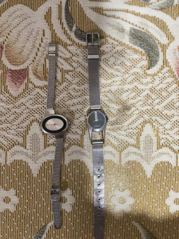 Pack Of Two Fastrack Wrist Watch For Women