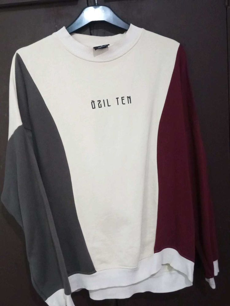 Stylish Color Block Sweatshirt