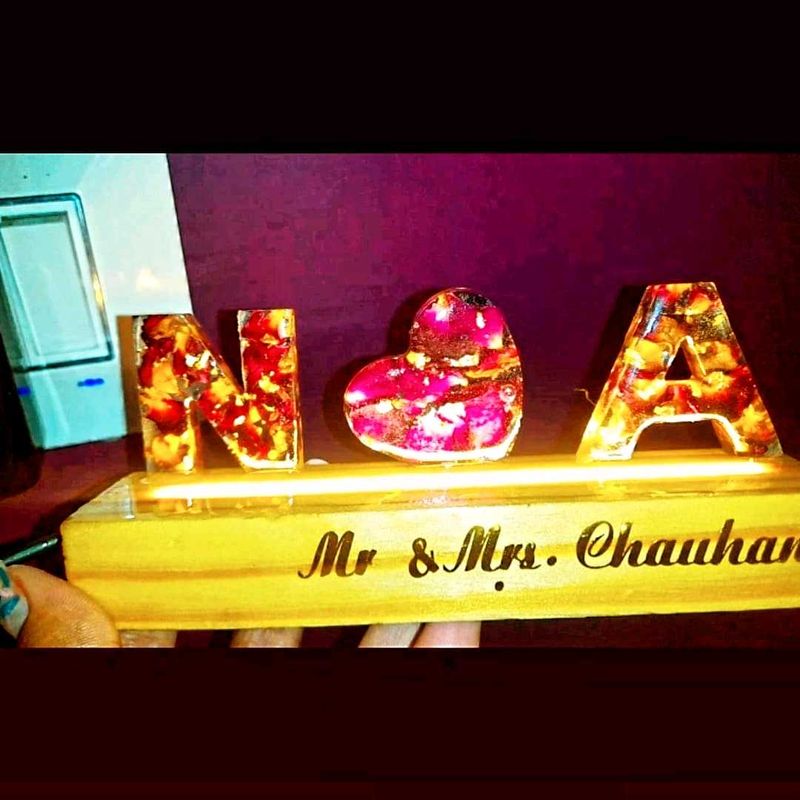 Couple Name Stand Customized