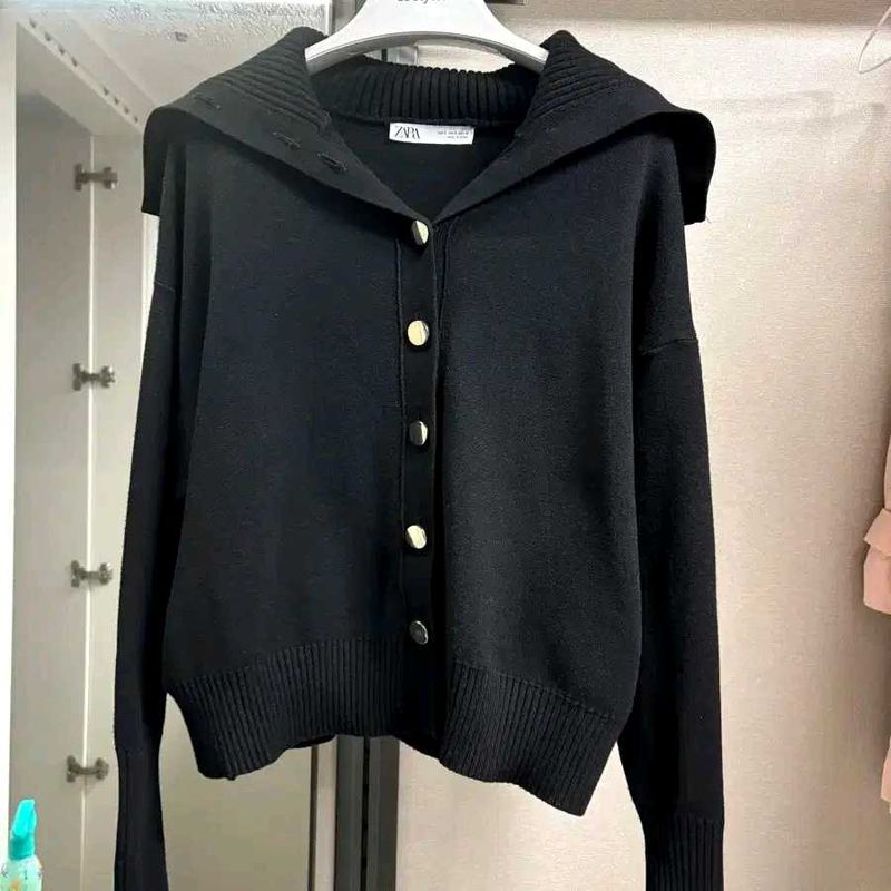 Zara Button-Down Cardigan