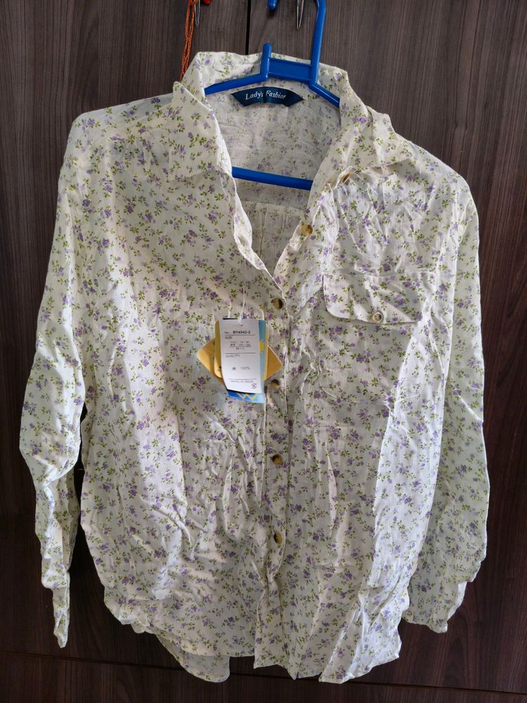 Floral Print Shirt For Women