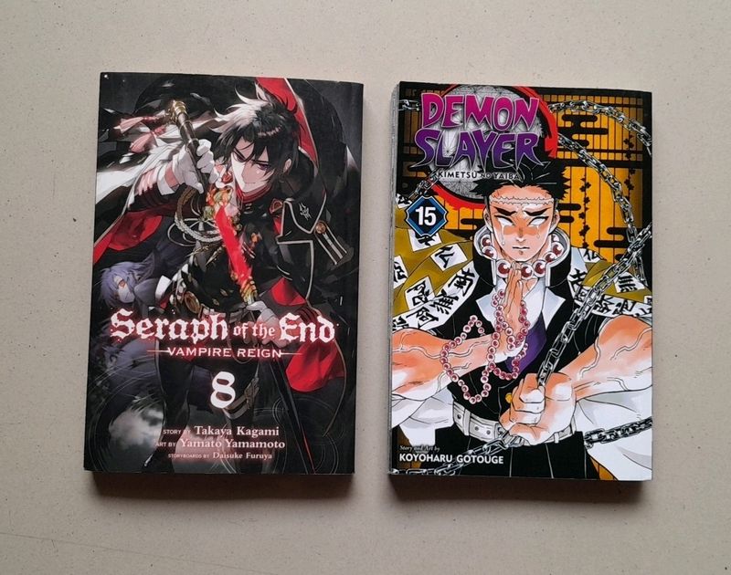 SEARAPH OF THE END + DEMON SLAYER MANGA 🍀