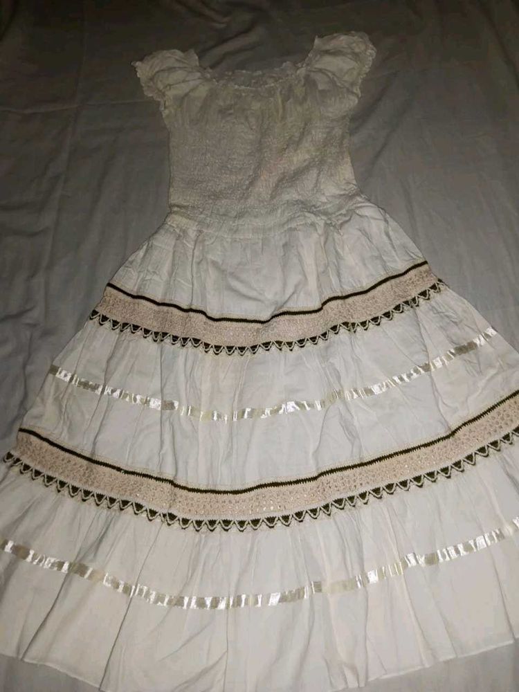 Cream Delicate Dress