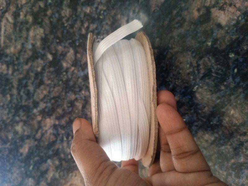 White Elastic Roll