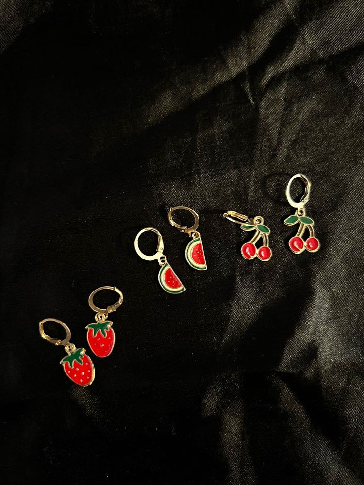 Fruit Earrings Set