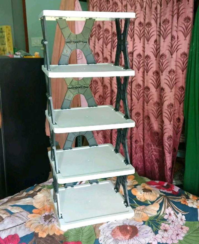 Shoe Rack 5 Layer Foldable😲
