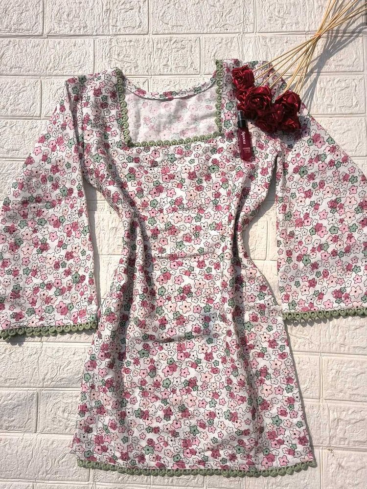 Printed Short Kurti 🌸