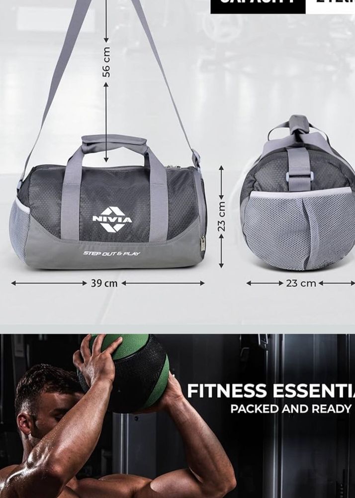 Nivia Gym &amp; Travel Duffel Bag