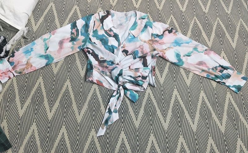 New Styled Crop Top Multi Coloured