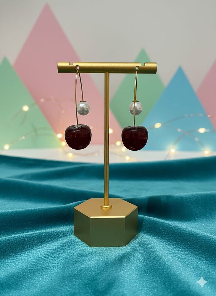 Cherry Drop Earrings